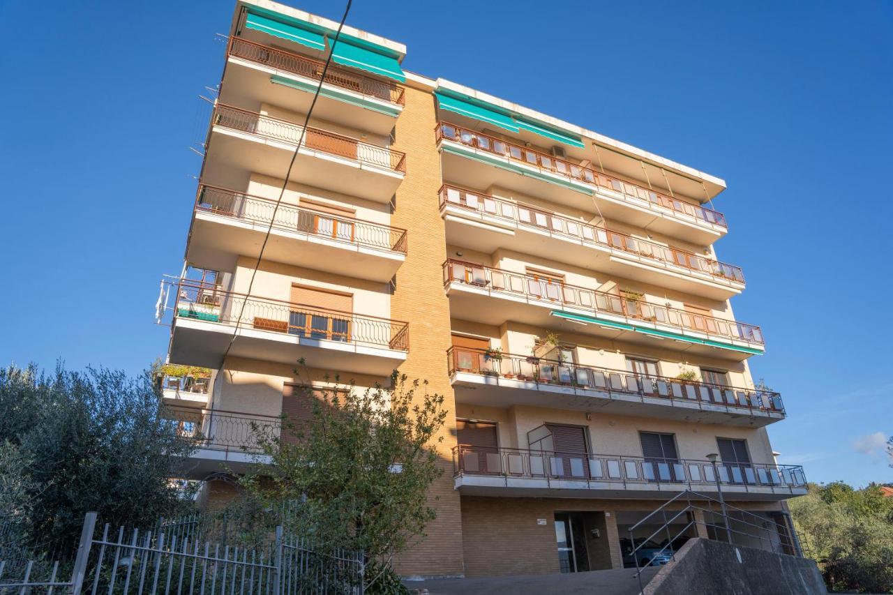 093 - Casa Panorama, Vista Mare E Vista Portofino, 500 Metri Centro Di Chiavari, Posto Auto Gratis Incluso Apartment Luaran gambar